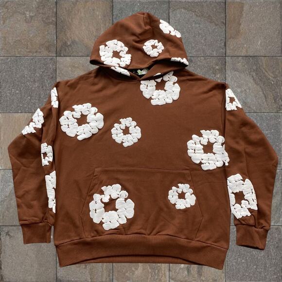 Denim Tears Brown Hoodie - Picture 1 of 4